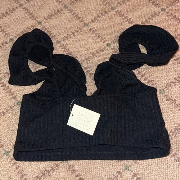 Urban Outfitters ruffle crop top NWT XS - Picture 3 of 7